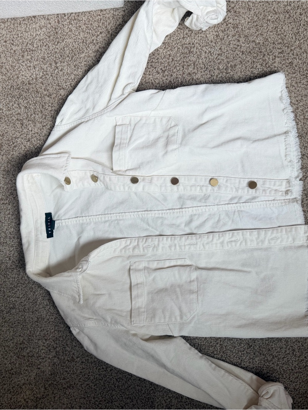 Tribal women’s Button-Front Shirt Jacket